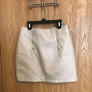 Faux Leather Mini Skirt